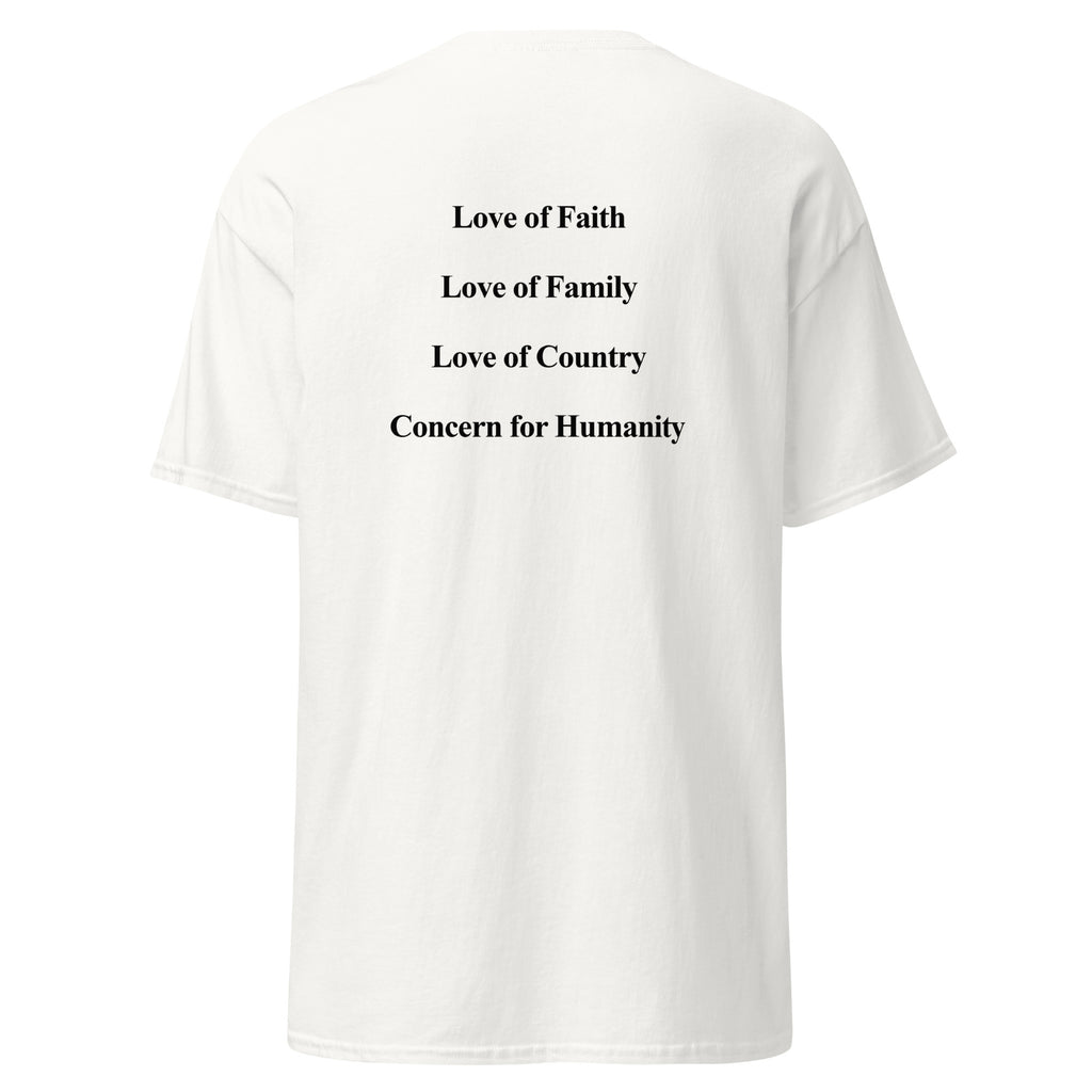 Love & Concern Logo | Short Sleeve T-Shirt White