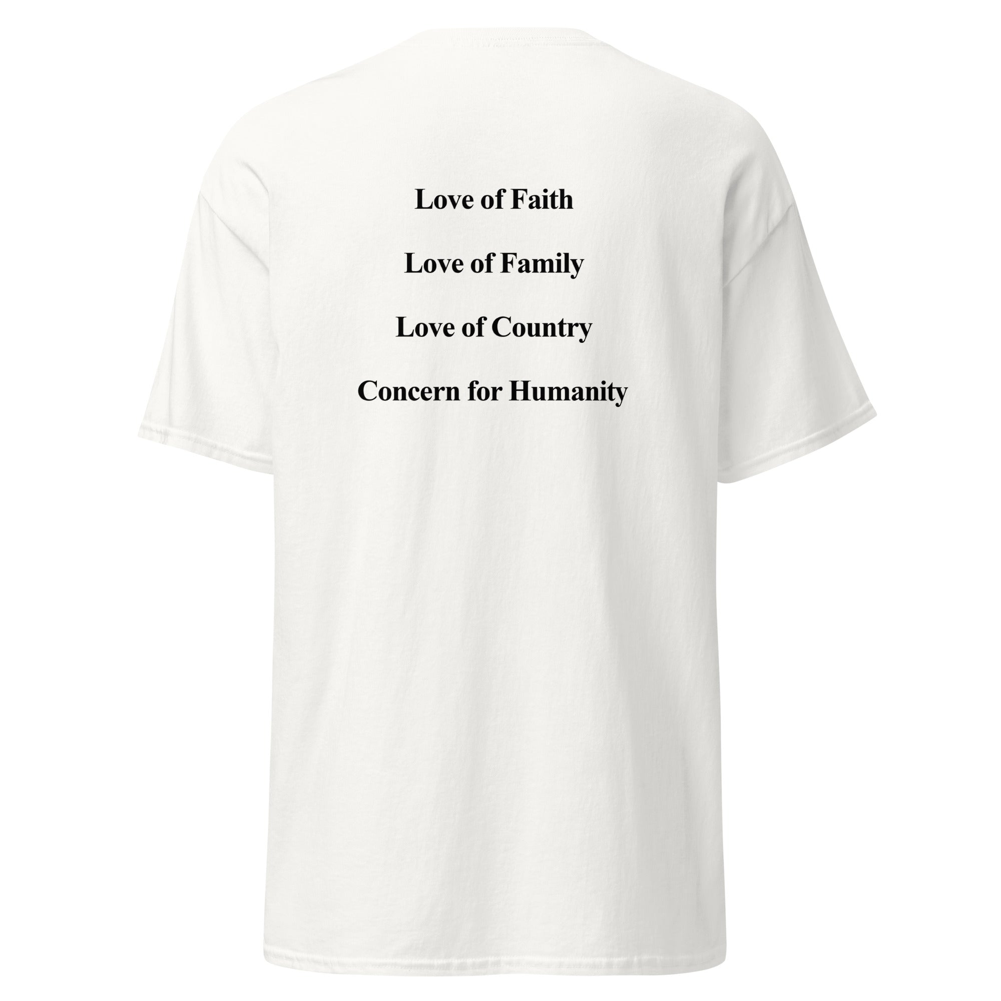 Love & Concern Logo | Short Sleeve T-Shirt White