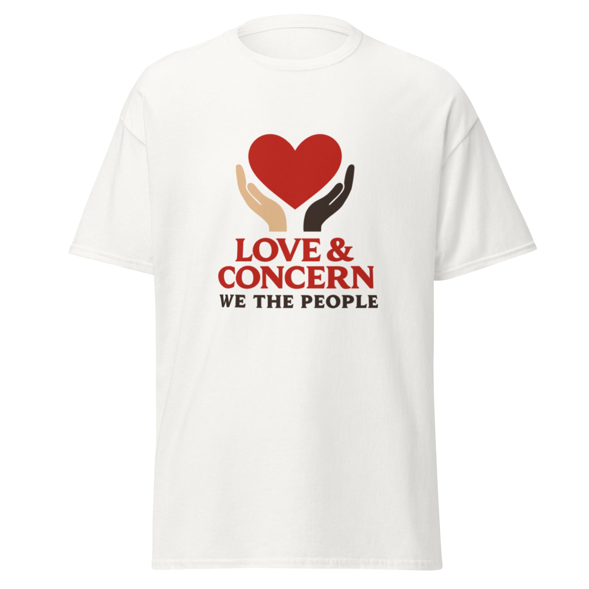 Love & Concern Logo | Short Sleeve T-Shirt White